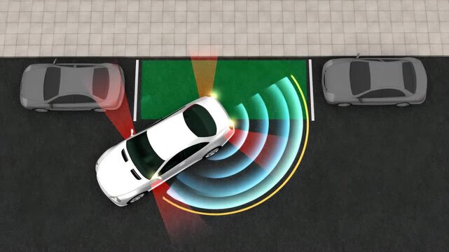 Car Reversing with Smart Parking Sensor Assistance