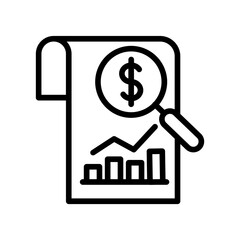 Profit report icon