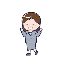 会社員／ななめ／女性 07