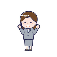 会社員／ななめ／女性 11