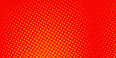 Dots halftone orange color pattern gradient texture with technology digital background. Dots pop art comics with summer background.