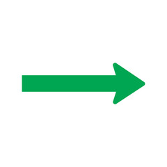 green arrow sign