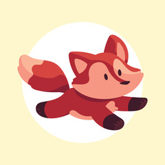 Flat Vector Animal Dolls Illustration