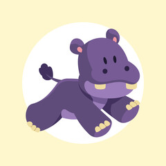 Flat Vector Animal Dolls Illustration