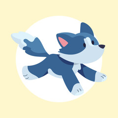 Flat Vector Animal Dolls Illustration