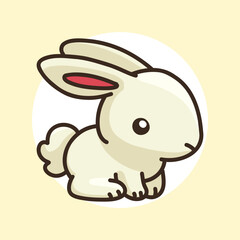 Flat Vector Animal Cute Illustration