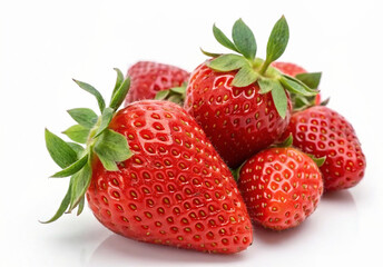 Fresh Strawberry in white background