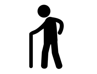 Medical Icons 13A : Medical, doctor, emergency, illness, injury, paraplegic, treatment, injection, ambulance, old, elderly, crutches, accident, car accident,disabled, hospital
