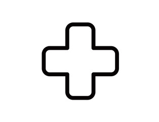 Medical Icons 04A : cross, icon, button, symbol, sign, plus, health, aid, hospital

