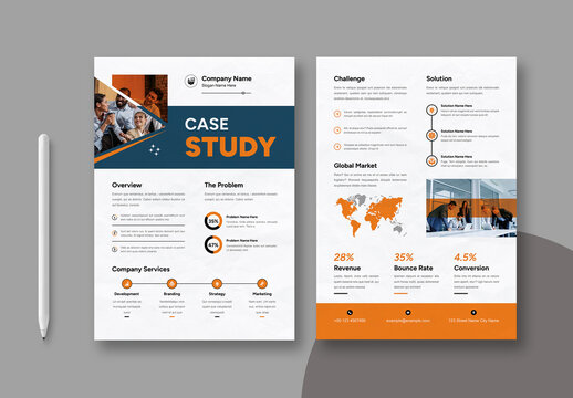 Case Study Design Template Layout