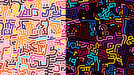 ABSTRACT BLUE ORANGE PURPLE COLORFUL LINES TURING PATTERN ROUGH DESIGN REACTION DIFFUSION BACKGROUND VECTOR GOOD FOR WALLPAPER, COVER,POSTER 