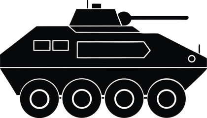 Armored Personnel Carrier Silhouette