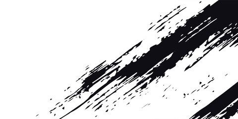 Brush strokes vector. Set of text boxes. Paintbrush collection. Grunge design elements. Dirty texture banners.