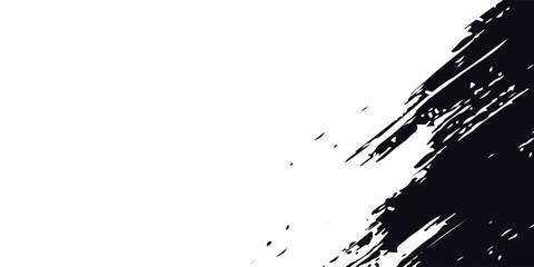 Brush strokes vector. Set of text boxes. Paintbrush collection. Grunge design elements. Dirty texture banners.