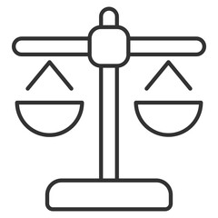 Measurement Outline Icon Element For Design