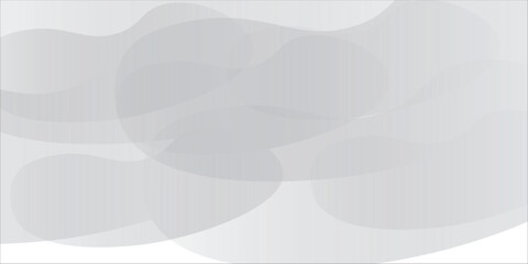 Abstract Gray Background Design With Organic Elliptical Shapes