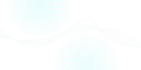 Abstract blue wave vector banner template