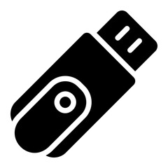 usb stick Solid icon