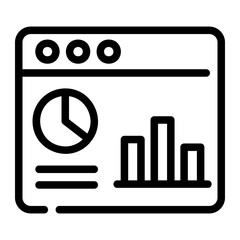 data report Line Icon