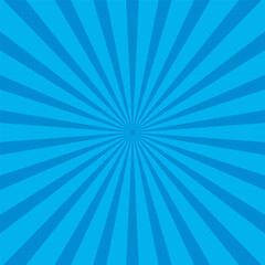 Yellow banner with Sun rays, lines background, light