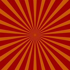 Yellow banner with Sun rays, lines background, light