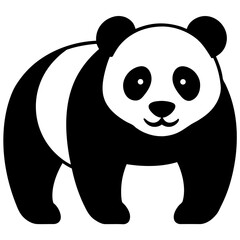 panda bear with bamboo © Mamnur