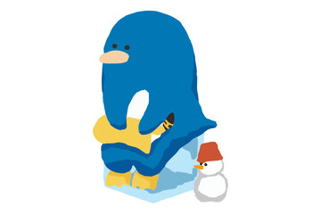 サックス吹きのペンギン　吹奏楽