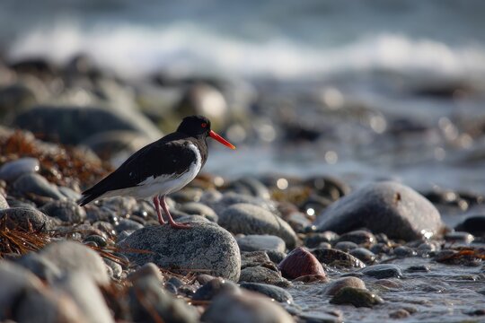 Oystercatcher on Lovund Island Norway s Atlantic shore
