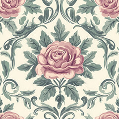 Seamless tile patterns combining cultural, modern, and botanical inspirations for commercial vector.