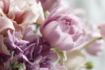 Gentle fade from pale pink to soft lavender, creating a smooth, subtle gradient.