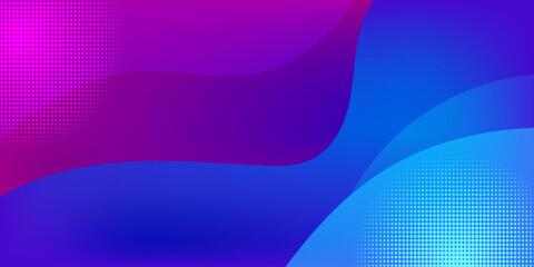 Abstract blue and purple liquid wavy shapes are the background for technology, science, and modern concepts. vector eps 10	