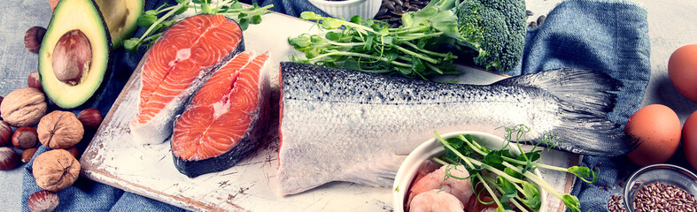 Omega-3 fatty acid rich foods.