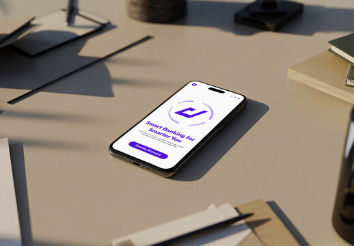 Smart Phone Screen Mockup