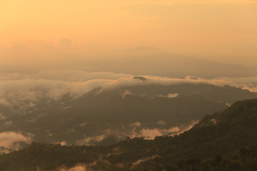 Scenic point of Khao Phanoen Thung Hill Kaeng Krachan National Park Phetchaburi Province, Thailand