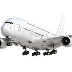 Obraz premium Airbus A380 Airplane: A Majestic Giant of the Skies, Ready for Takeoff