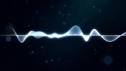 Mock up logo design for a music producer or solo musician brand, showcasing sound waves, and dark studio-themed aesthetics for bold music identity.

