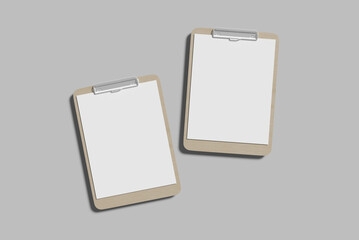 Clipboard Blank Mockup