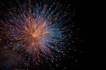 vivid festive explosions