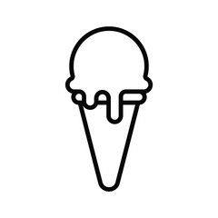 gelato icon vector design template simple and clean