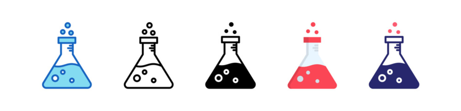 Formula Multiple Style Icon Set Collection.  