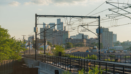 Obraz premium train railway