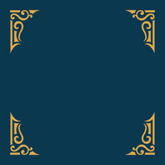 Thai abstract frame wedding party certificate trendy  vintage border vector design background