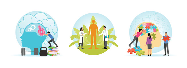 Obraz premium Mind Fitness. Holistic Medicine. Mindfulness.