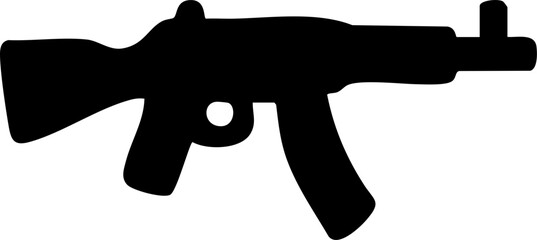 gun silhouette vector