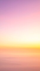 Obraz premium Soft sunset sky view from high altitude