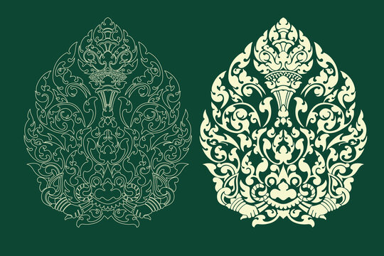 Kbach Khmer vector, Khmer art