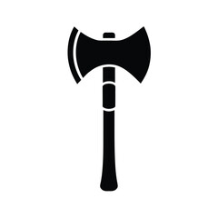 Minimal Axe Icon Vector Illustration