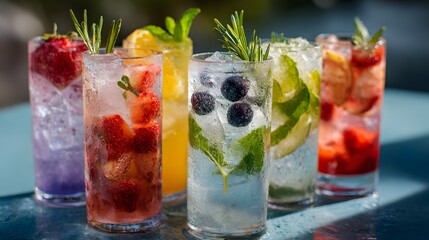 Summer ice drinks