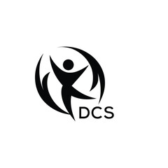 Classic Shield Logo with Stars and DCS Letters – Premium Badge or Security Brand Identity. DCS Letter Logo.
