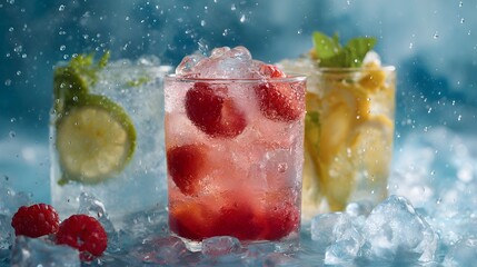 Summer ice drinks